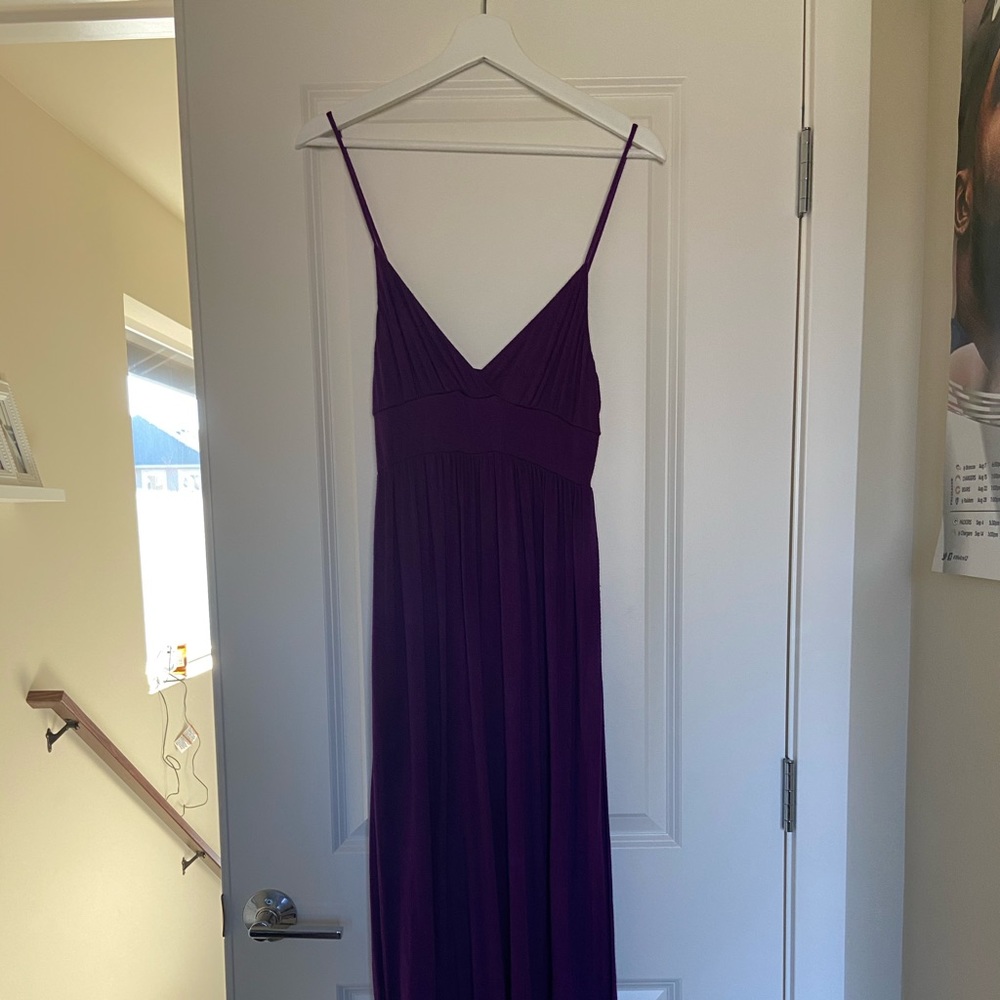 Purple maxi dress
